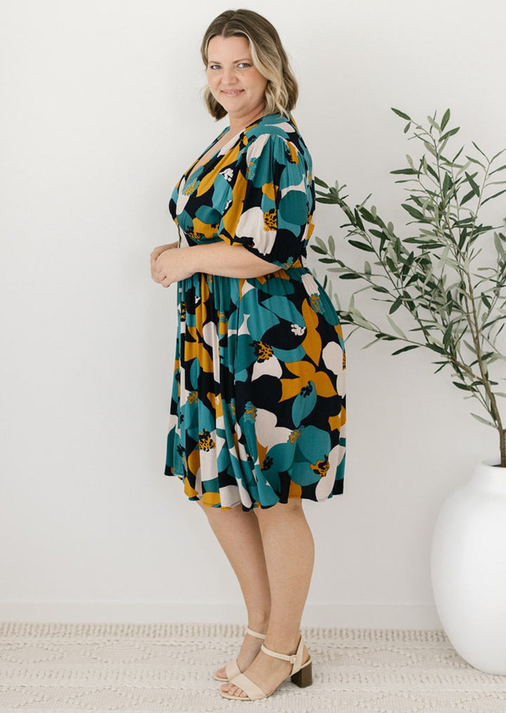 Knee-length dress australia