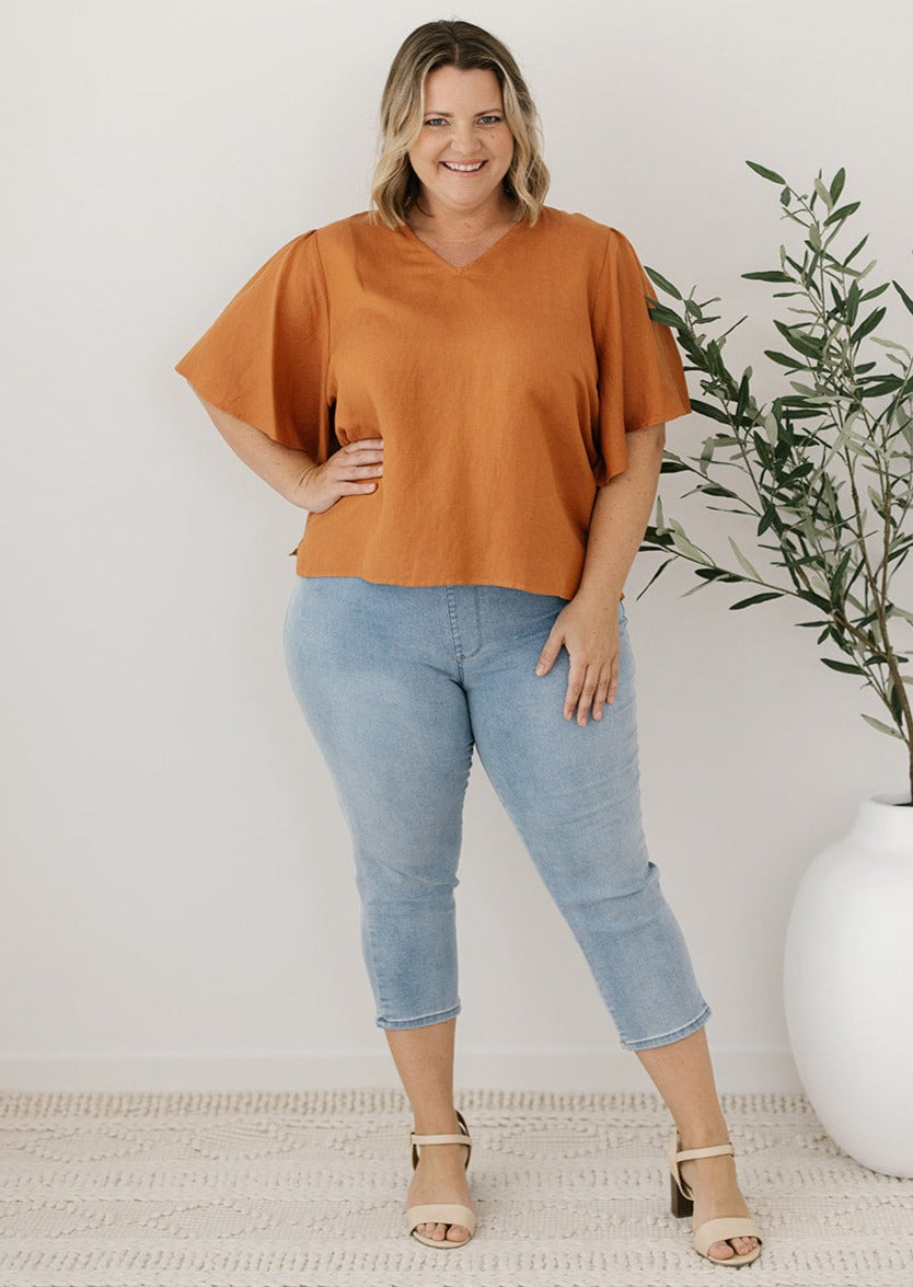 women's plus-size top