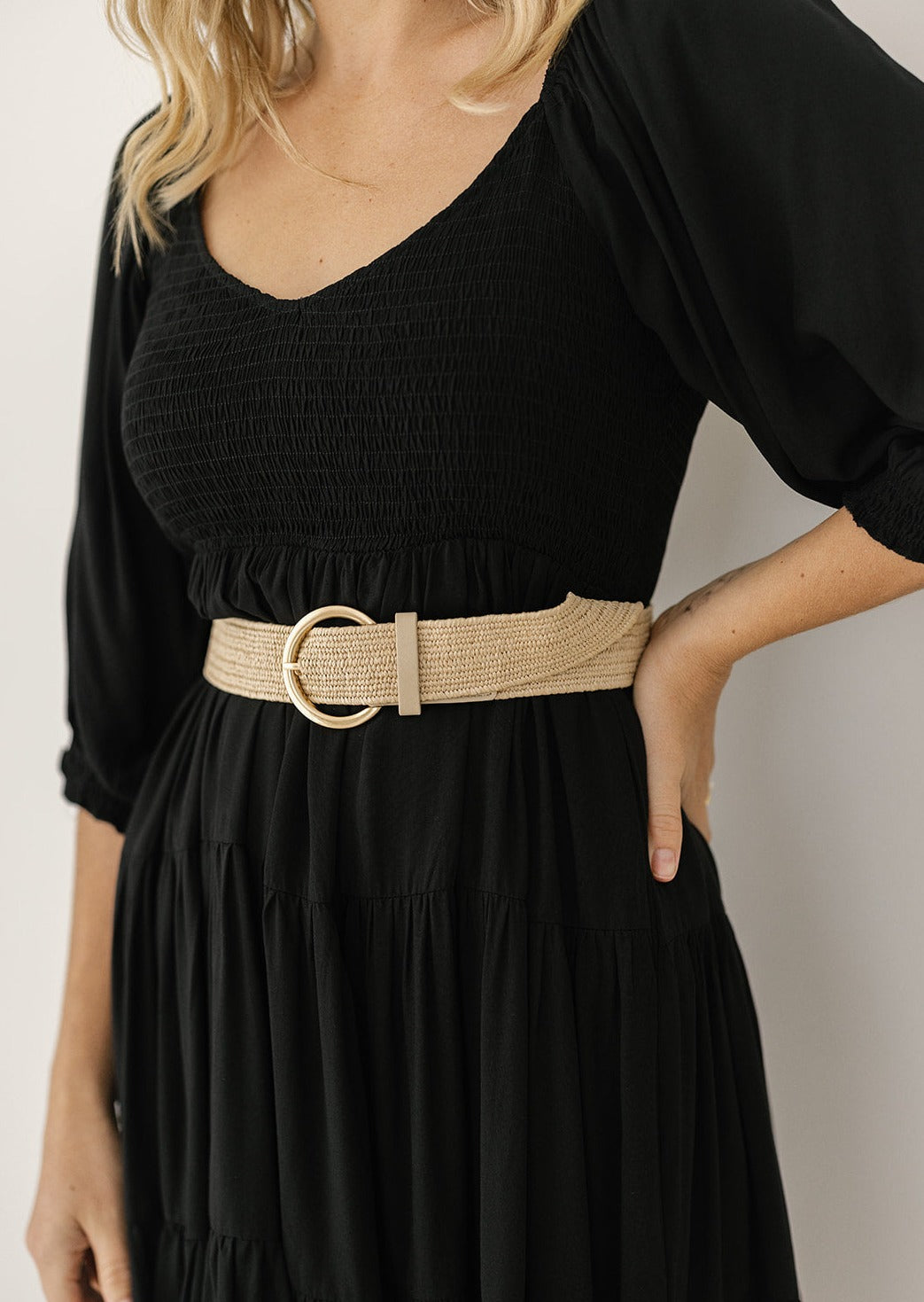 Molly Belt in Natural Ladies plus size fashion belts Love Style Co Ladies Fashion Online