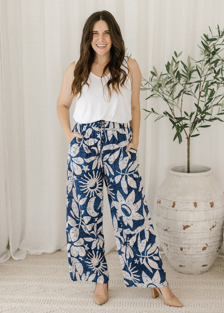 Remi Culotte Pants in Moon Shadow