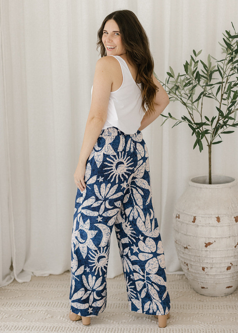 Remi Culotte Pants in Moon Shadow