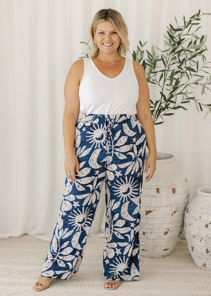 Remi Culotte Pants in Moon Shadow