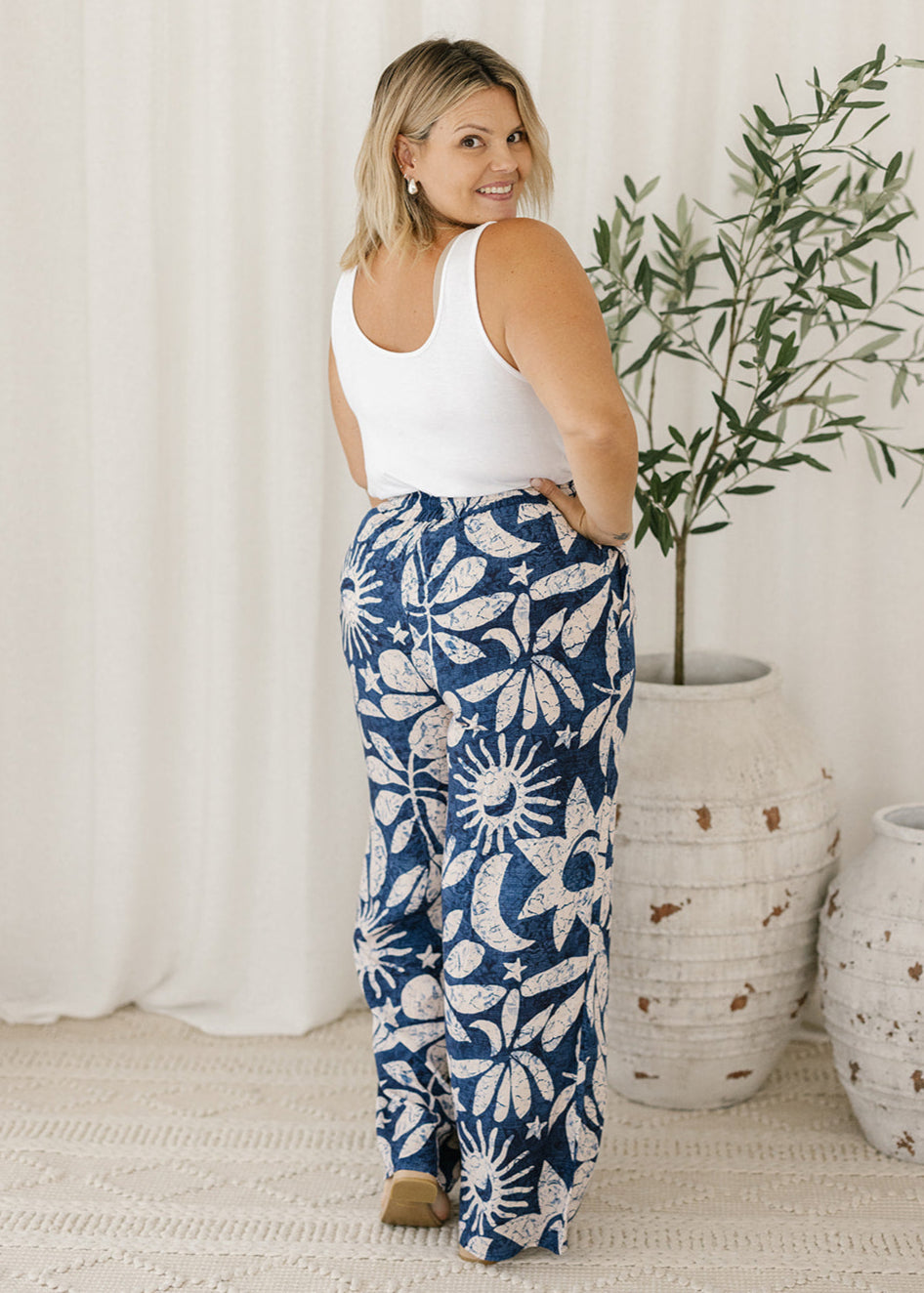 Remi Culotte Pants in Moon Shadow