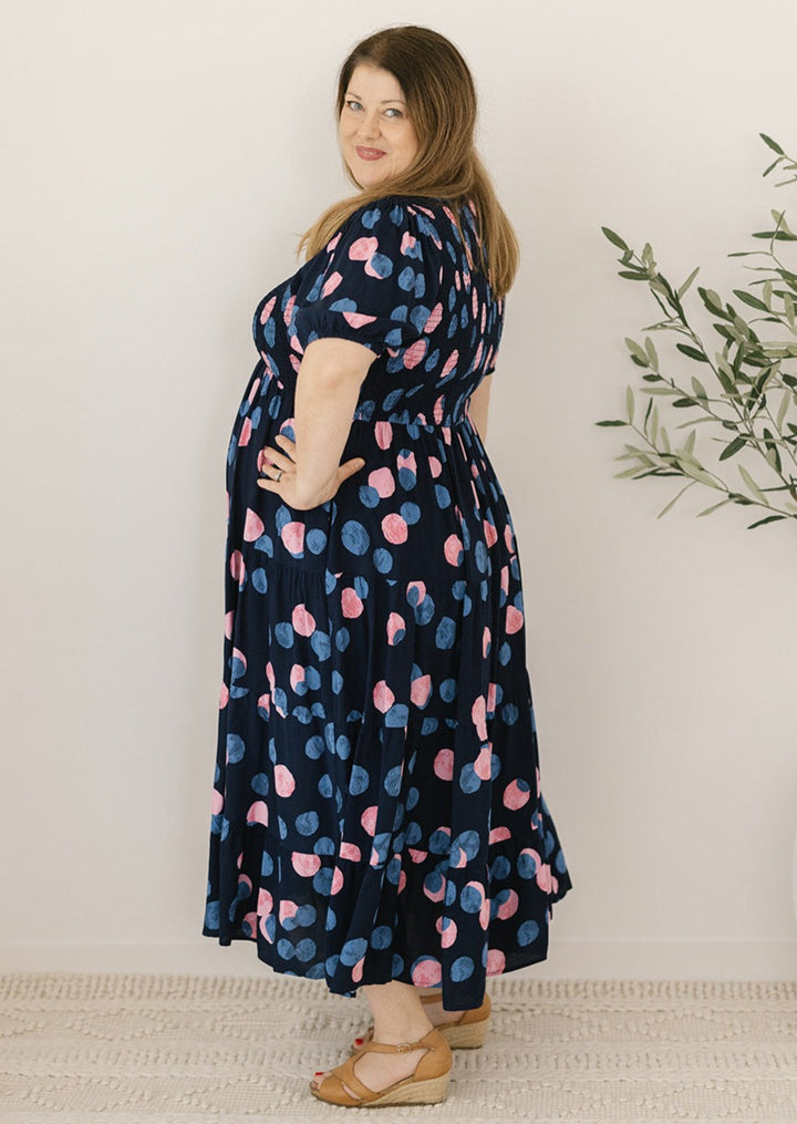 midi dress with pockets
