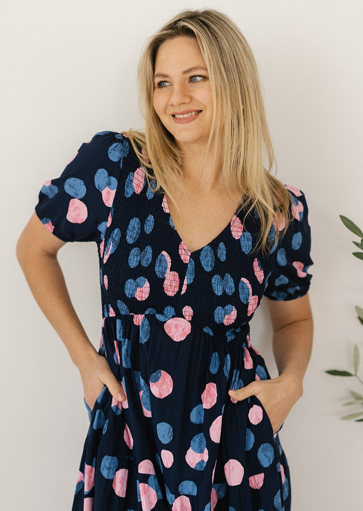 polka dot midi dress autralia