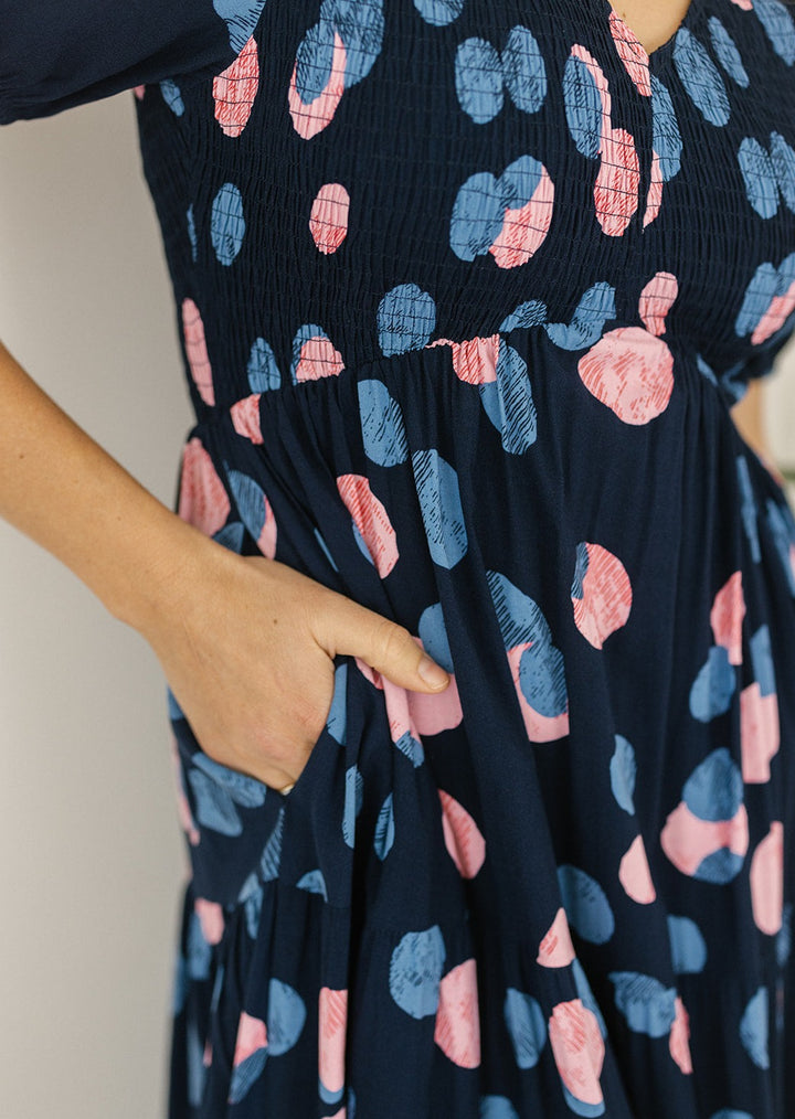 midi dress with sleeves australia