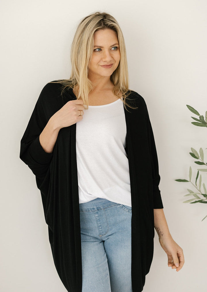 Santorini Cardi Black