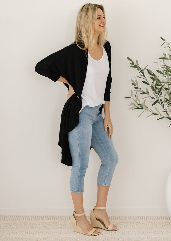 Santorini Cardi Black