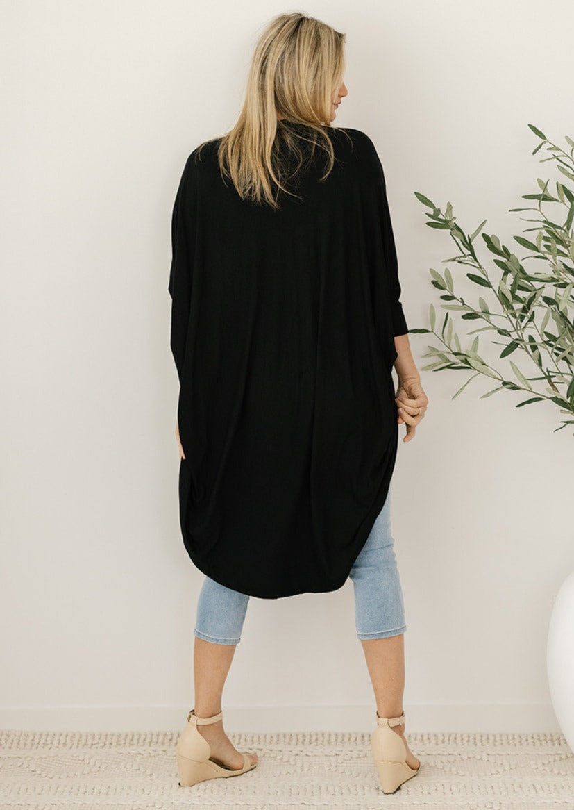 Santorini Cardi Black