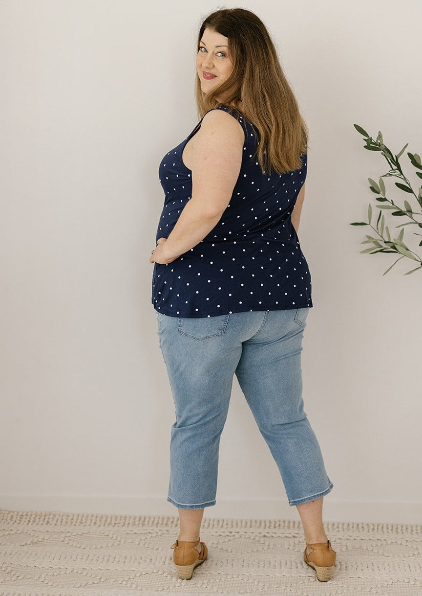 Sirena Reversible Tank in Navy