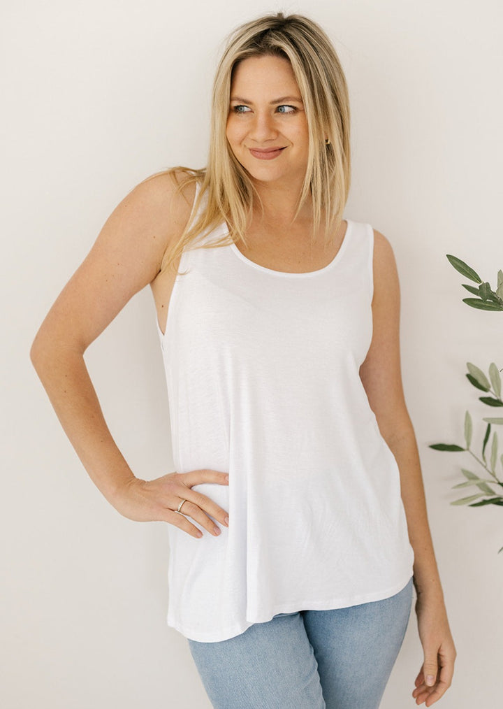 Sirena Reversible Tank in White