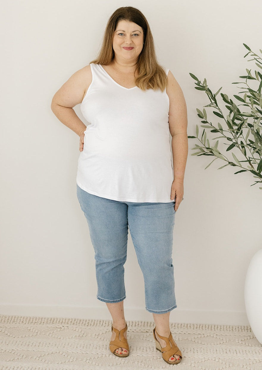 Sirena Reversible Tank in White