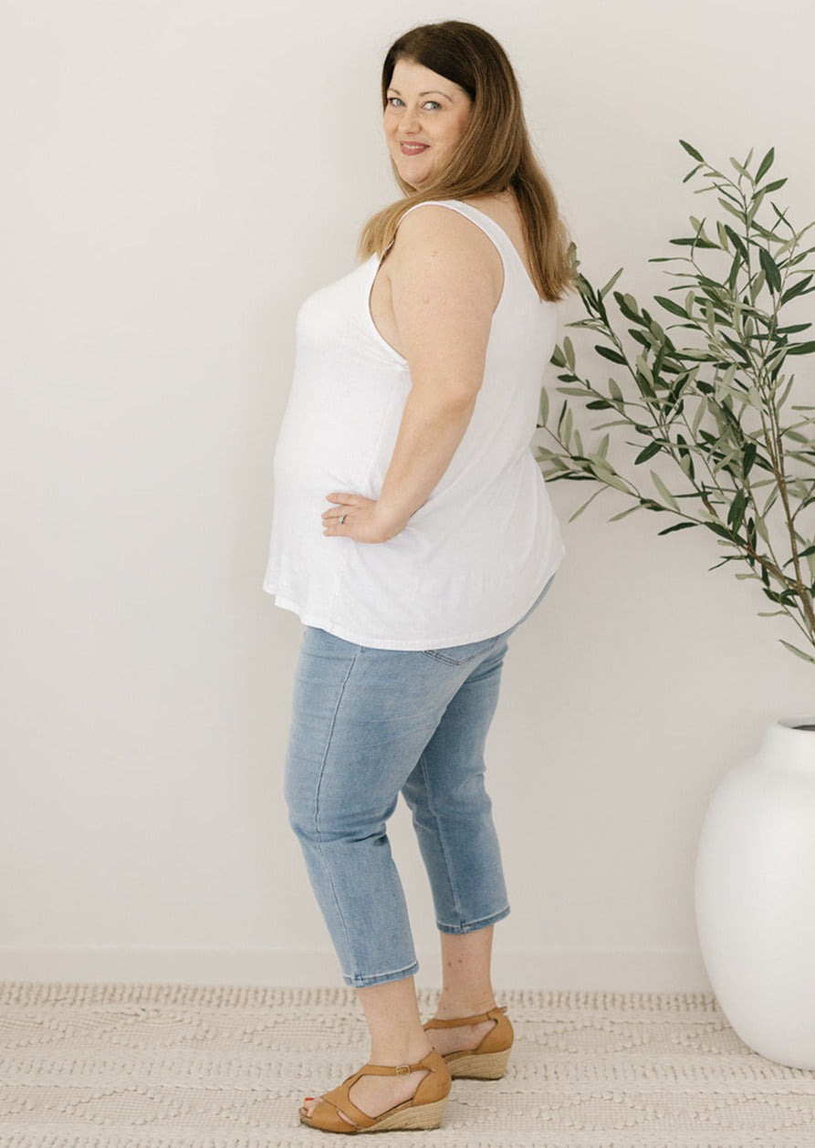 Sirena Reversible Tank in White