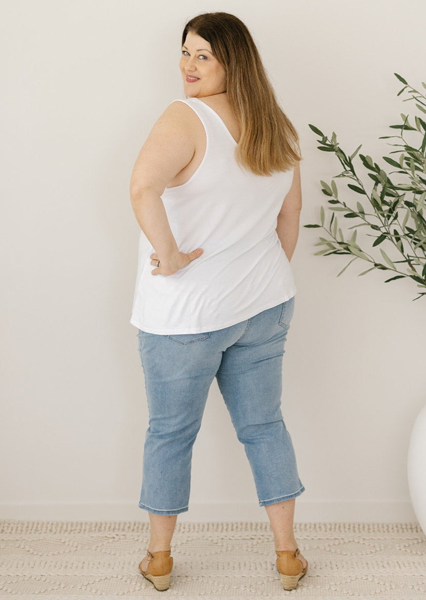 Sirena Reversible Tank in White