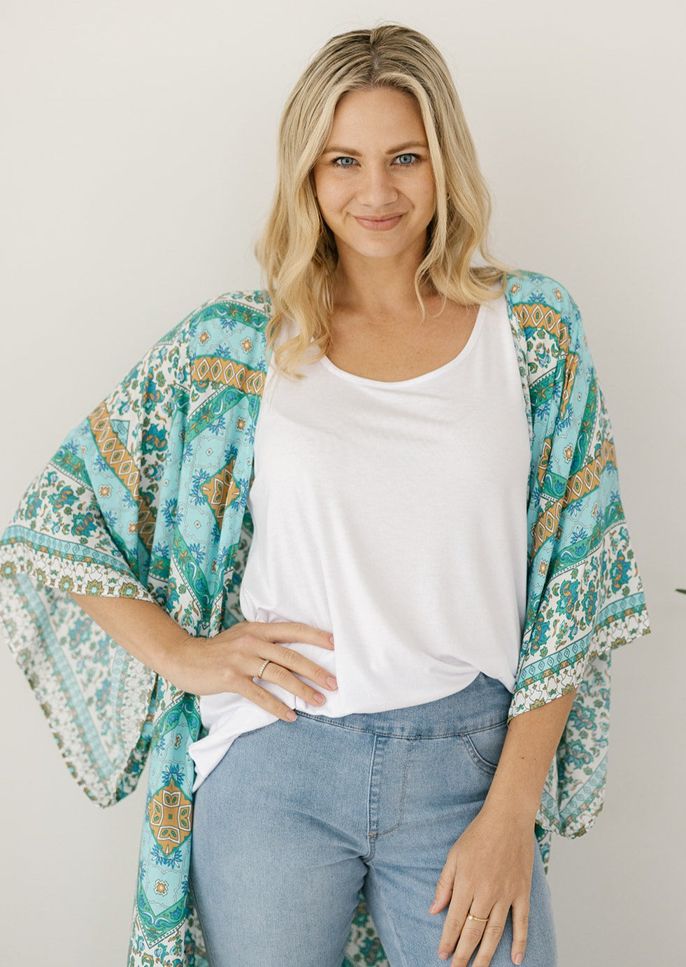 flowy bohemian summer kimono 