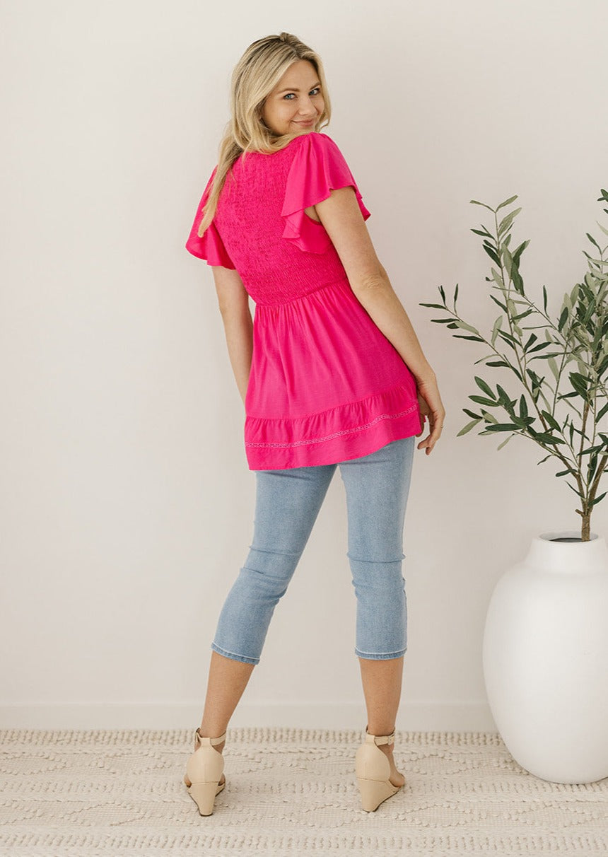 Stevie Top in Pink