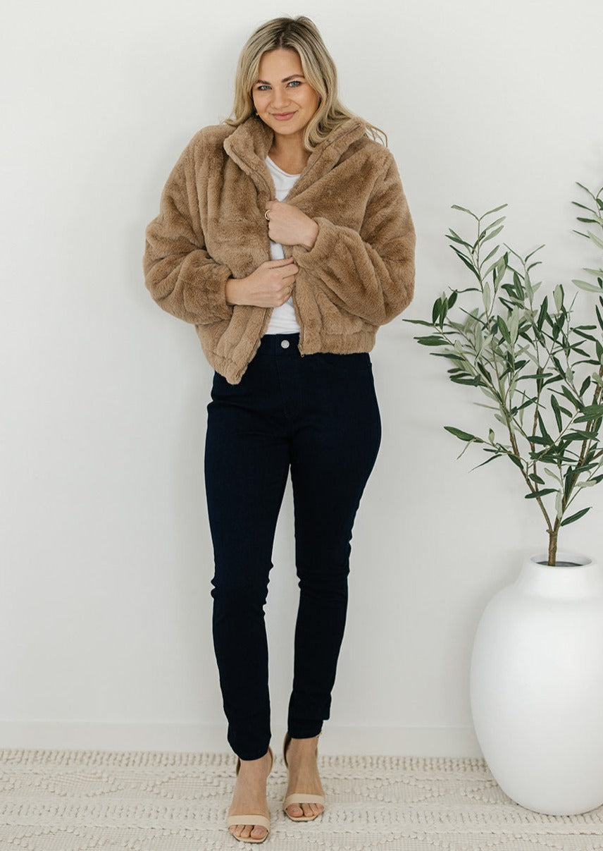 Yasmin Jacket in Tan