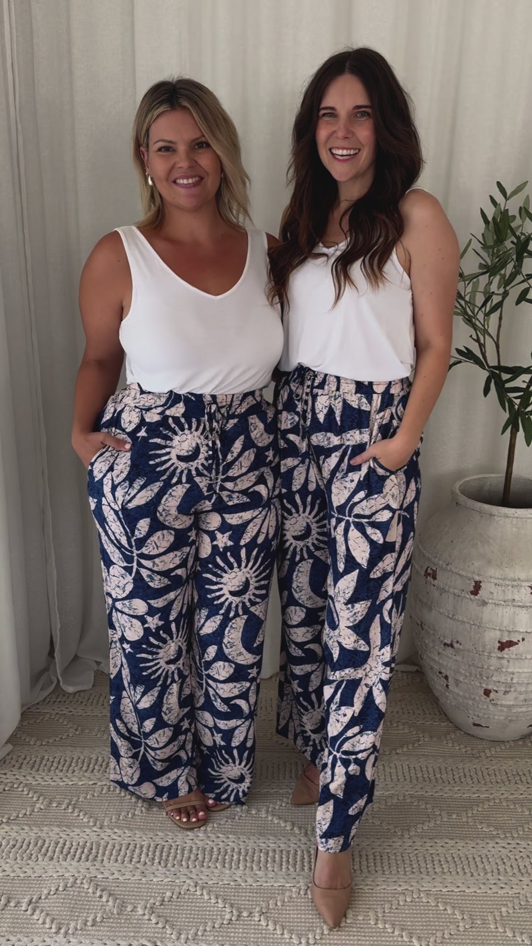 Remi Culotte Pants in Moon Shadow
