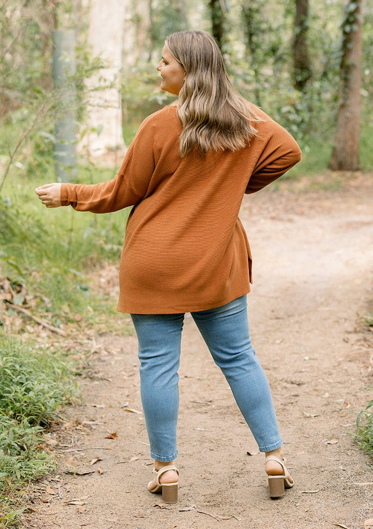 Amanda Knit in Rust