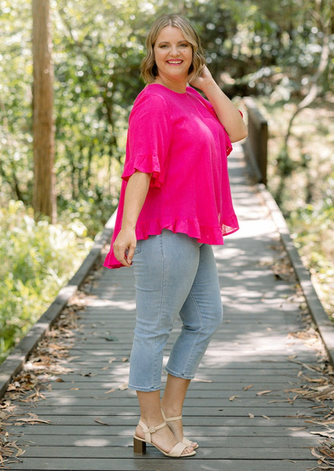 Dawn Top in Pink