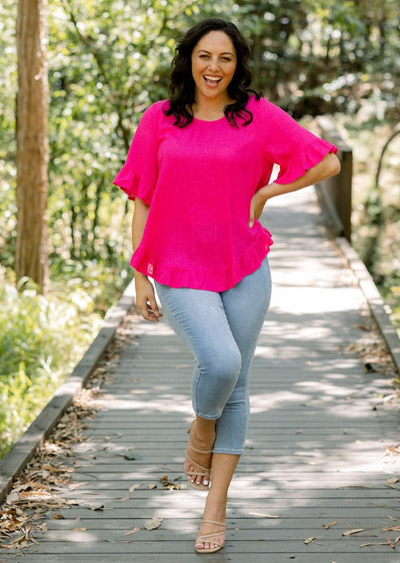 Dawn Top in Pink