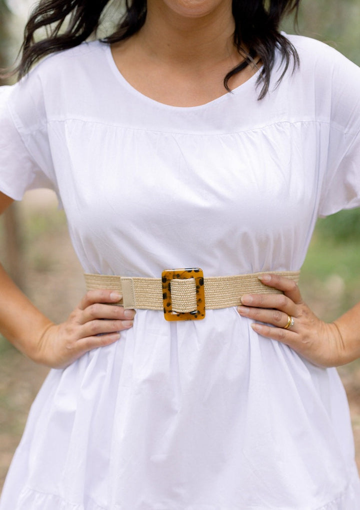 Gemma Belt in Natural