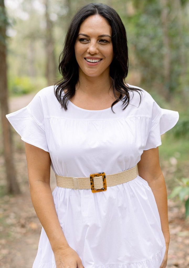 Gemma Belt in Natural
