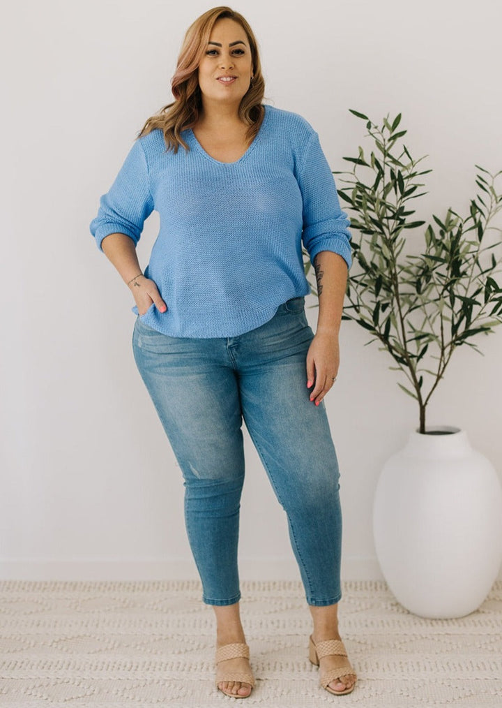 Kendra Knit in Blue