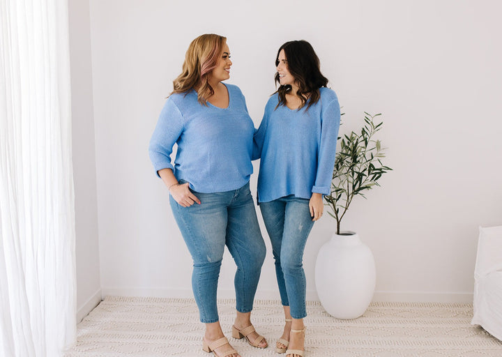 Kendra Knit in Blue