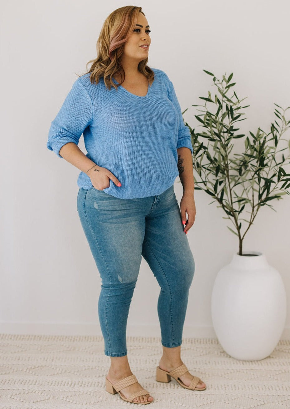 Kendra Knit in Blue