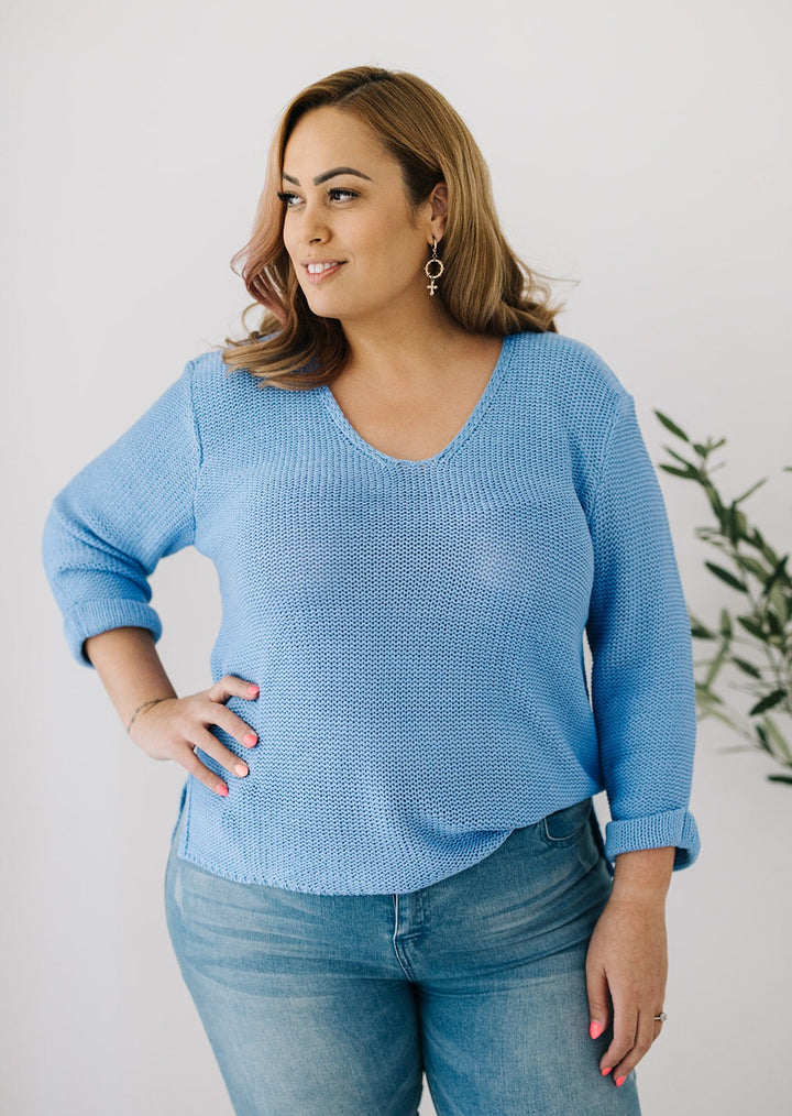 Kendra Knit in Blue