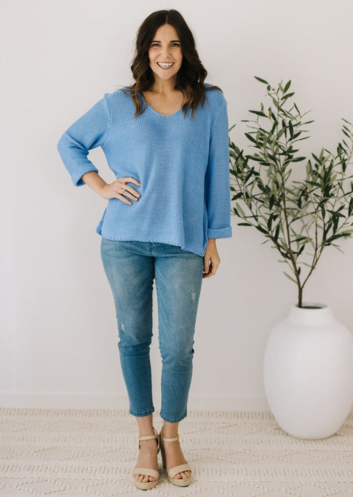 Kendra Knit in Blue