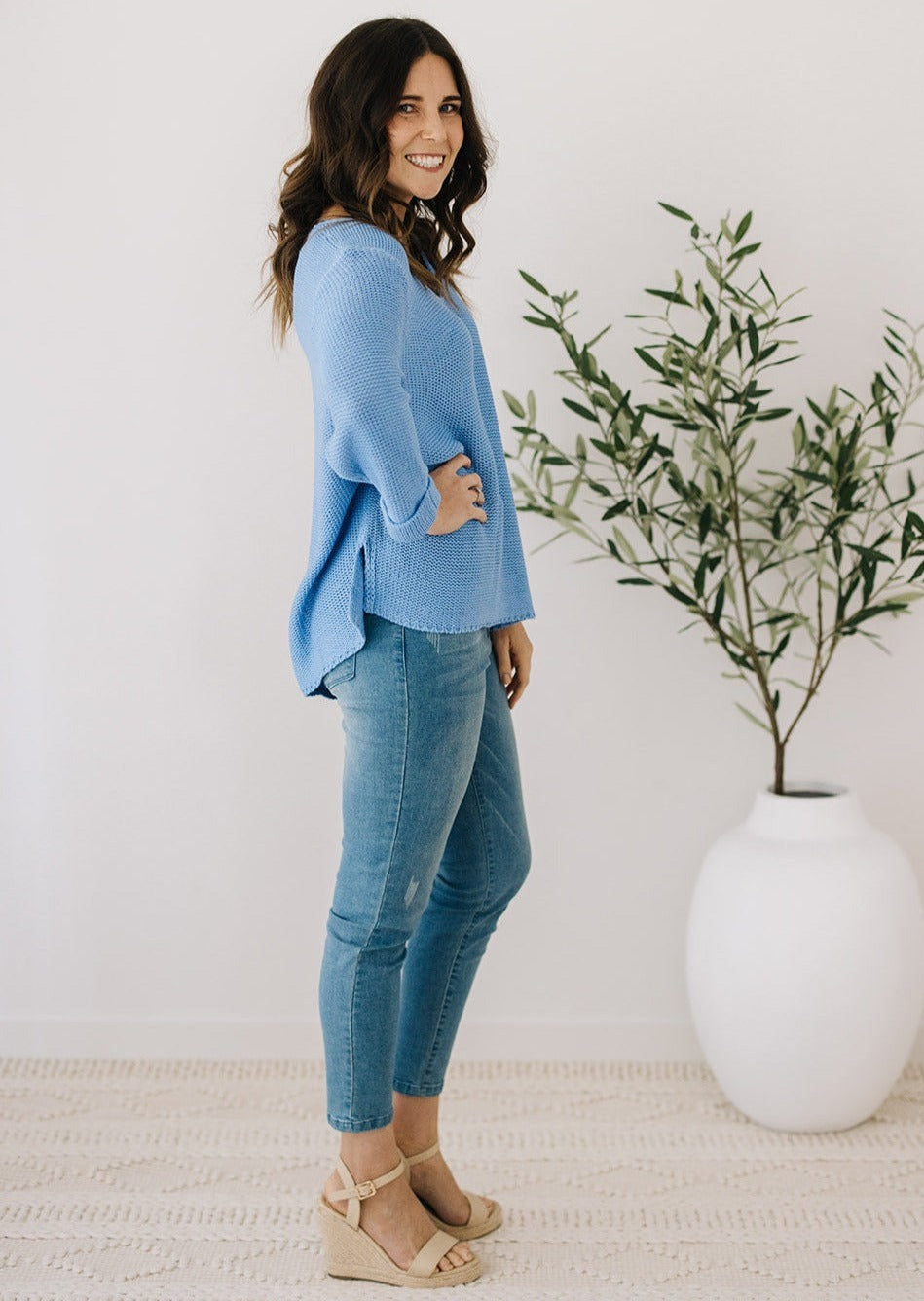 Kendra Knit in Blue