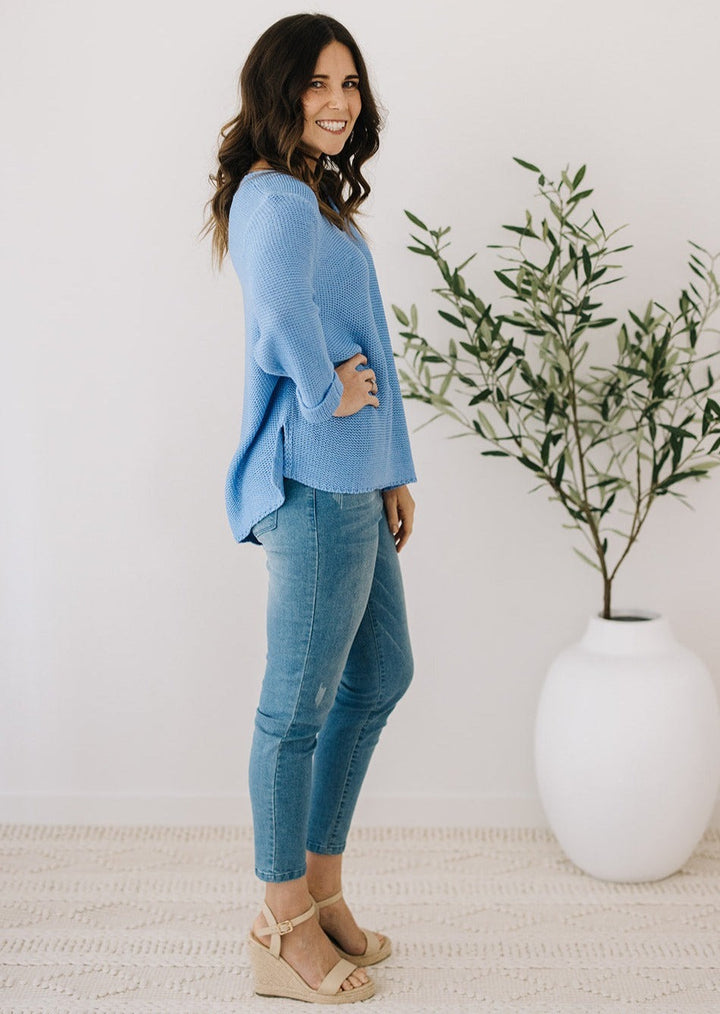Kendra Knit in Blue