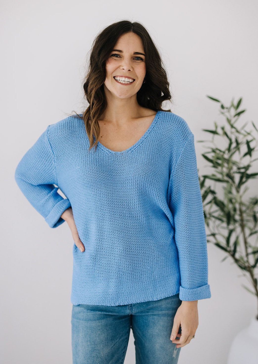 Kendra Knit in Blue