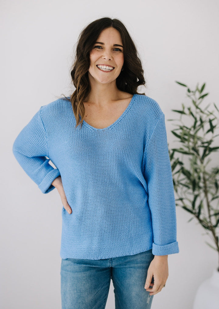 Kendra Knit in Blue