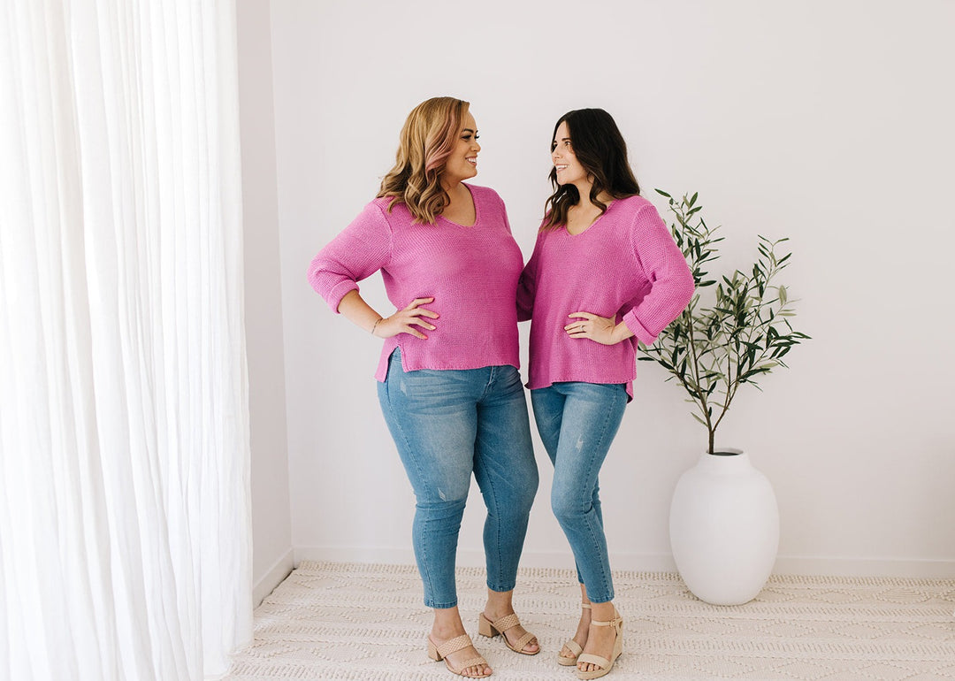 Kendra Knit in Pink