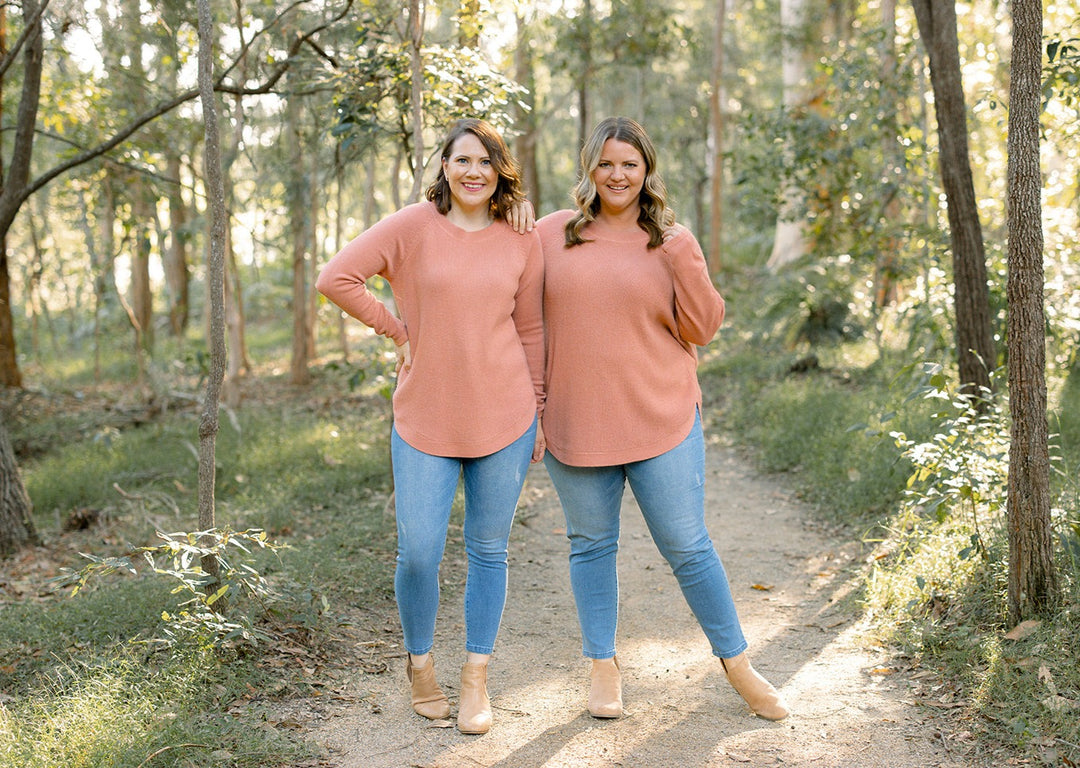 Noah Jumper in Terracotta