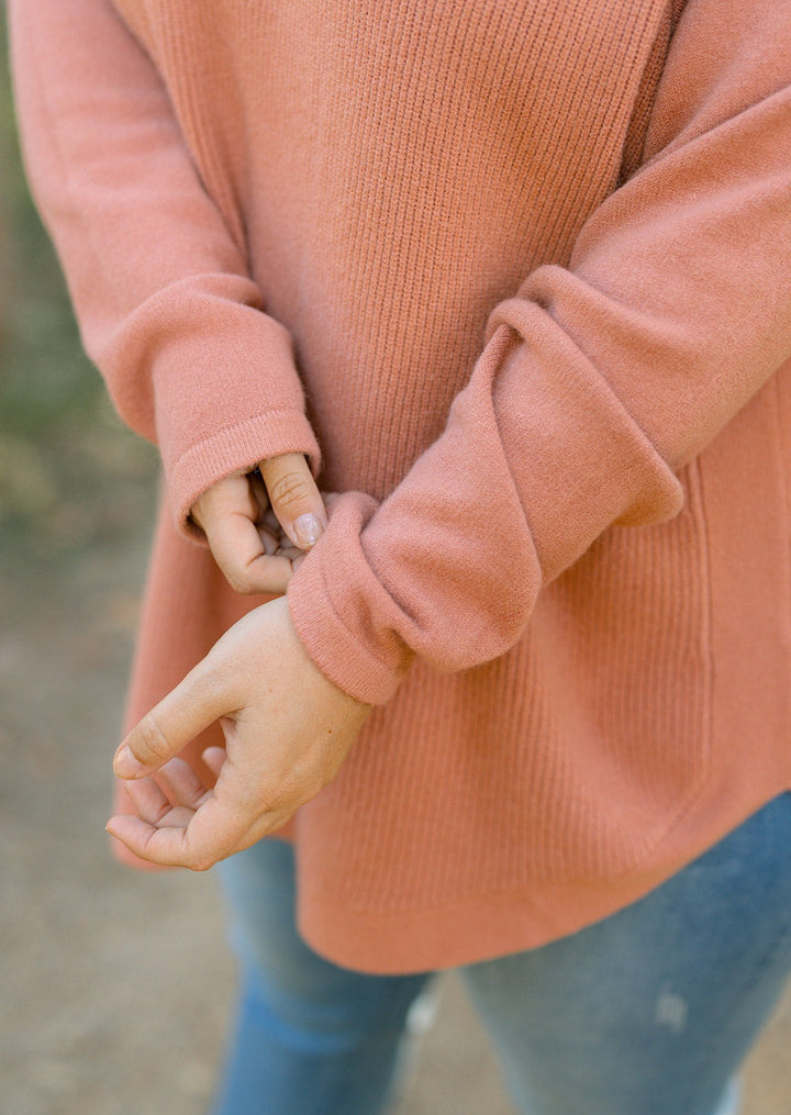 Noah Jumper in Terracotta