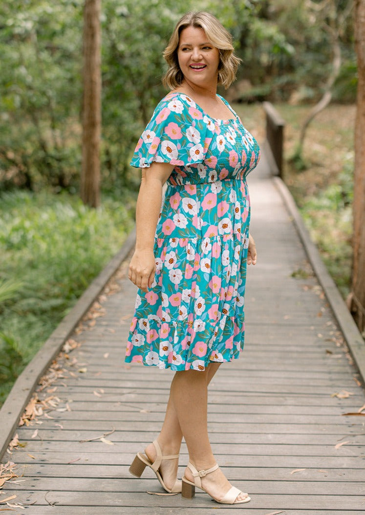Indian summer co deals poppy dress