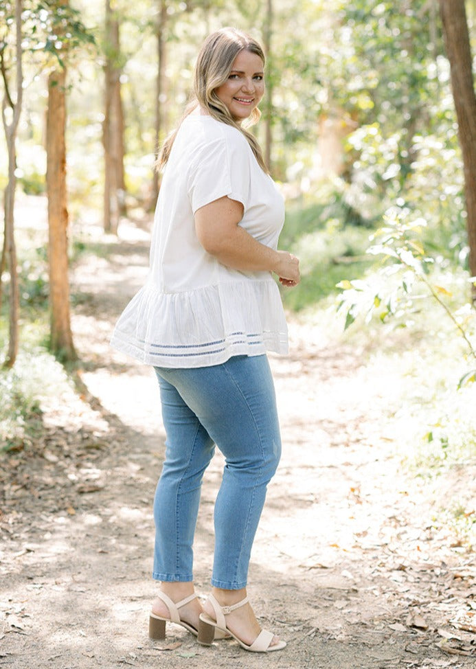 Sasha Tee in White