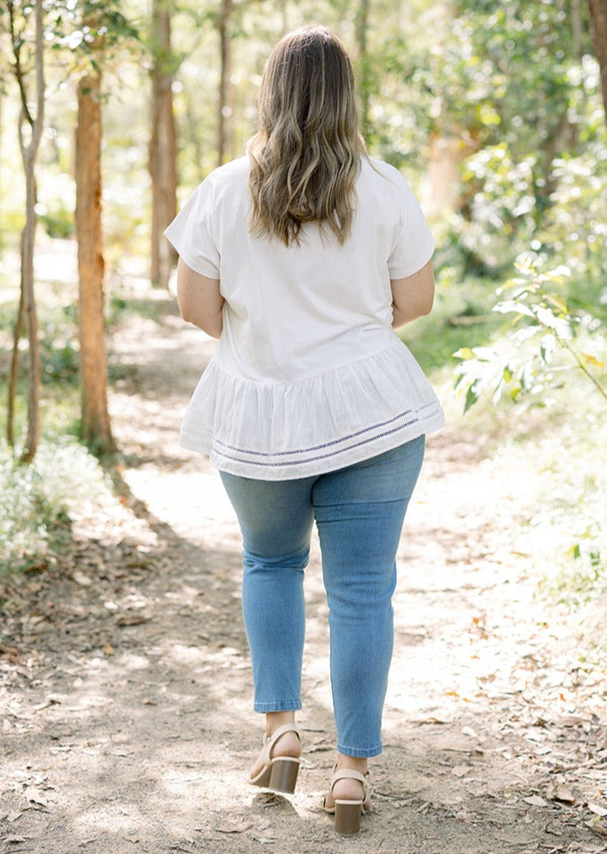 Sasha Tee in White